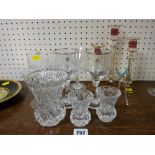 Babycham glass and Babycham style model and other miscellaneous glassware