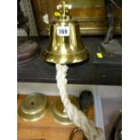 Ship's type brass bell