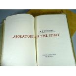 A GWASG GREGYNOG VOLUME OF LABORATORIES OF THE SPIRIT BY R S THOMAS 1976 (133/215) printed on