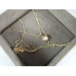 A boxed Clogau Gold 9ct gold Tudor Court Pendant and chain (RRP £560) Condition reports provided