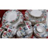 A parcel of Booth's Florandena patterned tea and dinnerware Condition reports provided on request by