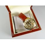 A modern Rotary gent's skeleton wristwatch with box (and papers not believed to be associated)