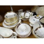 A large quantity of Royal Doulton 'Harlow' dinnerware Condition reports provided on request by email