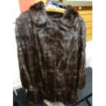 A vintage fur three-quarter coat Condition reports provided on request by email for this auction