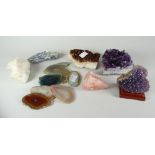 Parcel of mineral and quartz samples Condition reports provided on request by email for this auction