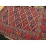 Gazak rug, 120 x 121cms Condition reports provided on request by email for this auction otherwise