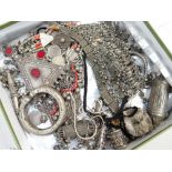 An interesting parcel of ethnic silver jewellery, mainly if not all Bedouin, together with a related