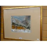 DOROTHY KIRKBRIDE watercolour - entitled 'Greek Landscape', signed, 26 x 32cms Condition reports