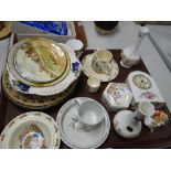 Parcel of assorted china to include Aynsley, Doulton ETC Condition reports provided on request by