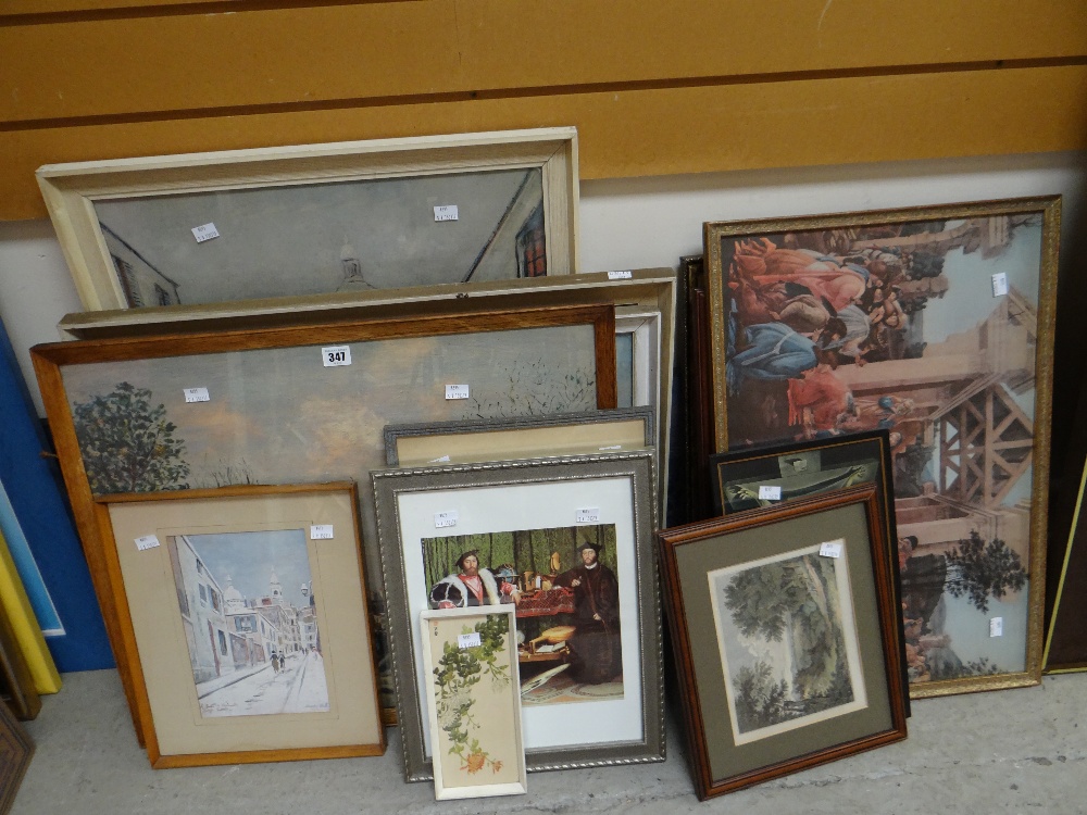 Parcel of framed prints and pictures Condition reports provided on request by email for this auction