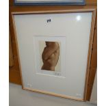 UNKNOWN limited edition (146/250) colour etching - female nude, signed, 23 x 17cms Condition reports