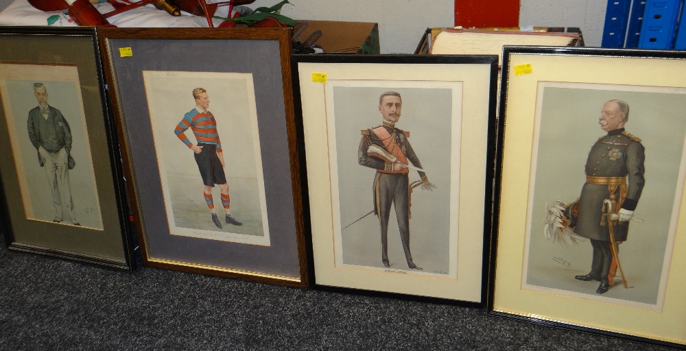 Four prints to include 'Spy' Condition reports provided on request by email for this auction