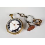 A George III single-fusee pair-cased pocket-watch, the mechanism inscribed Ste(phen) Thorogood,