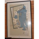 UNKNOWN Limited edition (30/35) print - entitled 'Mirror! Mirror!', dated 1977, 74 x 50cms Condition