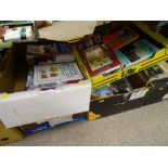 Five boxes of railway related books