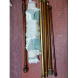 Chinese washed carpets and heavy quality chunky curtain poles