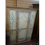 Vintage pine painted wardrobe in the Italian style