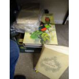 Box and additional loose quantity of mainly art reference books