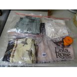 Selection of vintage scarves by Hermes, Paris, Lola Rose, Le Must de Cartier, Gina Ruccini and Prada