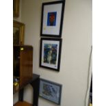 Three small framed Impressionist type prints
