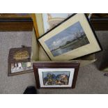 Quantity of framed pictures and prints