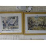 KEITH ANDREW two limited edition (96/350 & 886/950) prints - 'Farmer's Cottage' and 'Water