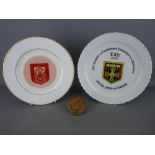 Dunkirk Veteran's memorabilia including a Lille 1978 plate, a 45th anniversary plate 1940-1985 and a
