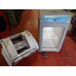Boxed Ring 12v midi fridge and a Baby George grill E/T