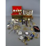 Selection of costume jewellery and watches including a nine carat gold cased Bentima Star lady's
