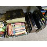 Large parcel in several boxes of miscellaneous items including many books, Welsh books, Salem print,