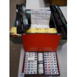 Mahjong set with associated items