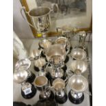 Quantity of electroplate trophies