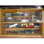 Diecast vehicles and similar in a handy display case