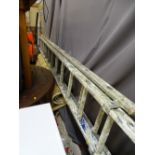 Two tier outdoor ladder