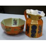 Masons Ironstone 'Sumatra' jug and bowl