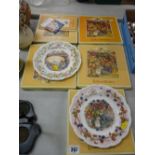 Five boxed Royal Doulton Brambly Hedge plates