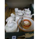 Parcel of Queen Ann teaware, Shelley, Cleopatra coffeeware etc