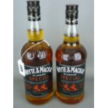 Two 70cl bottles of Whyte & Mackay Blended Scotch Whisky