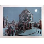 RICHARD GUYATT Guinness lithograph (unframed) - entitled 'Radcliffe Camera', 38.5 x 50.5cms