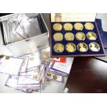 Large quantity of Royal Mint commemorative and other coinage including gold proof sets