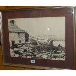 ANEURIN M JONES print - 'Cwmwysg', signed, 29 x 42cms Condition reports provided on request by email