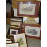 A parcel of framed pictures & prints Condition reports provided on request by email for this auction