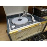 Cased Monarch record player turn-table, circa 1960 Condition reports provided on request by email