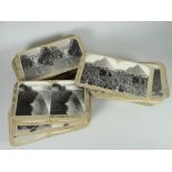 Quantity of assorted stereoscopic slides including All World ETC Condition reports provided on