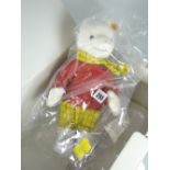 Steiff 'Rupert' classic teddy bear with certificate & box Condition reports provided on request by