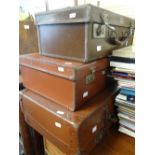Three items of luggage Condition reports provided on request by email for this auction otherwise