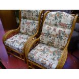 Pair of matching conservatory chairs