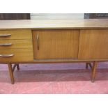 Scandinavian style teak effect sideboard