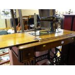 Singer treadle sewing machine