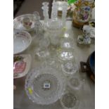 Selection of vintage and other glassware
